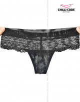 Dámská tanga Romantic Lace - černá